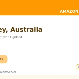 سرور ساعتی آمازون Lightsail – استرالیا