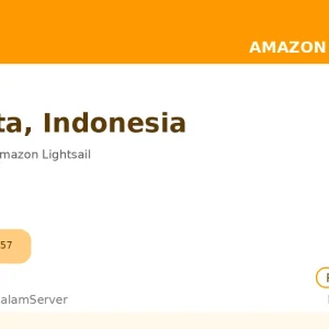 سرور ساعتی آمازون Lightsail – اندونزی