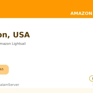 سرور ساعتی آمازون Lightsail – اورگون