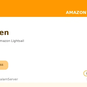 سرور ساعتی آمازون Lightsail – سوئد