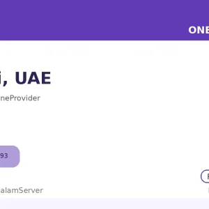 سرور ساعتی وان پروایدر – Dubai، AE
