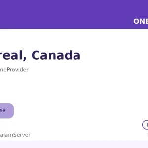 سرور ساعتی وان پروایدر – Montreal، CA