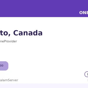 سرور ساعتی وان پروایدر – Toronto، CA