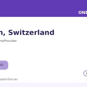 سرور ساعتی وان پروایدر – Zurich، CH