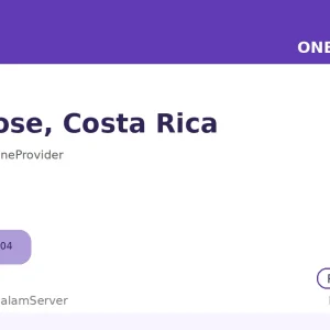 سرور ساعتی وان پروایدر – San Jose، CR