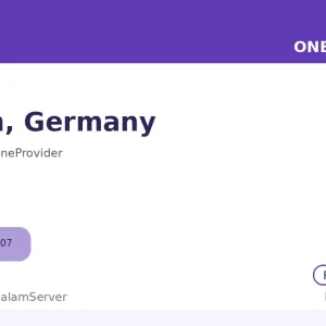 سرور ساعتی وان پروایدر – Berlin، DE