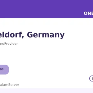 سرور ساعتی وان پروایدر – Dusseldorf، DE