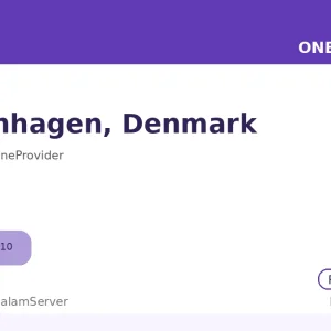 سرور ساعتی وان پروایدر – Copenhagen، DK