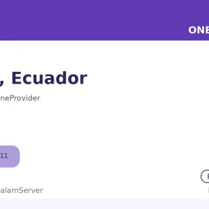 سرور ساعتی وان پروایدر – Quito، EC