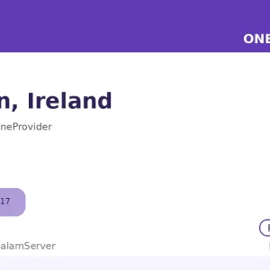 سرور ساعتی وان پروایدر – Dublin، IE