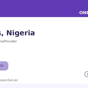 سرور ساعتی وان پروایدر – Lagos، NG