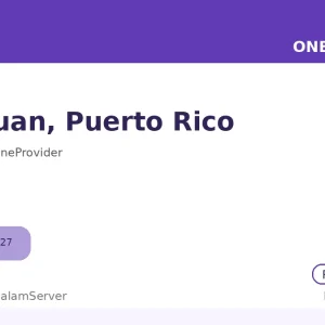 سرور ساعتی وان پروایدر – San Juan، PR