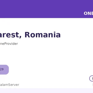 سرور ساعتی وان پروایدر – Bucharest، RO