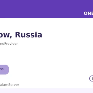 سرور ساعتی وان پروایدر – Moscow، RU