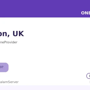 سرور ساعتی وان پروایدر – London، UK