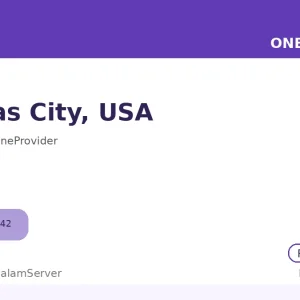 سرور ساعتی وان پروایدر – Kansas City، US