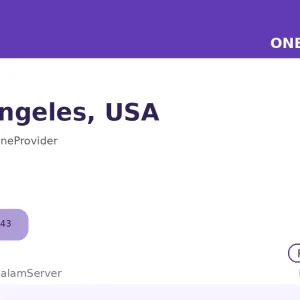 سرور ساعتی وان پروایدر – Los Angeles، US