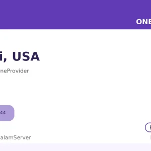 سرور ساعتی وان پروایدر – Miami، US