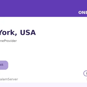 سرور ساعتی وان پروایدر – New York، US
